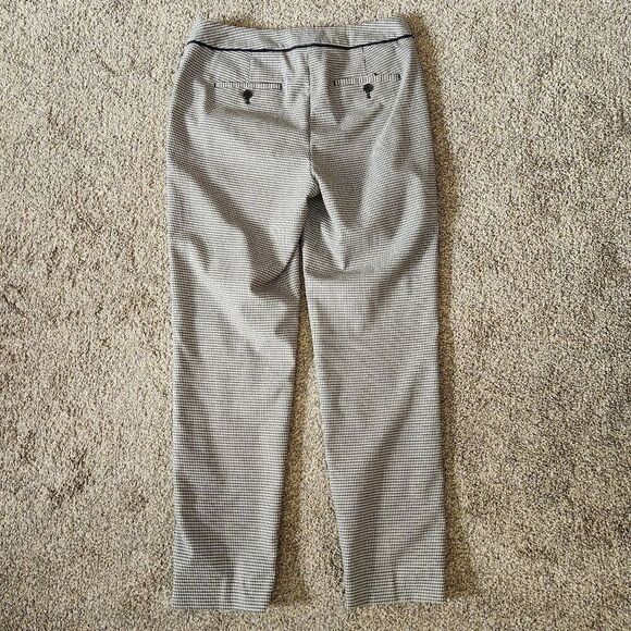 Talbots Gingham Dress Pant Women's Size 4 Multicolor Elastic Waist Pockets - Picture 7 of 7